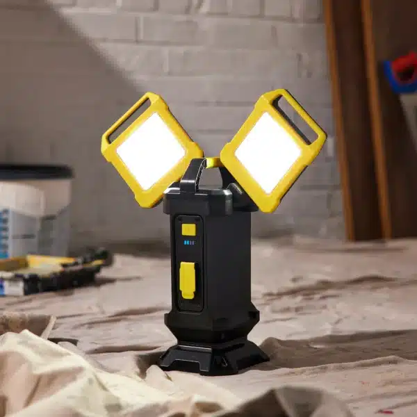 Twin Adjustable Work Light - Rechargeable