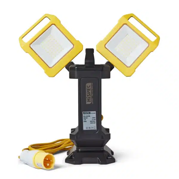 Twin Adjustable Work Light - 110v