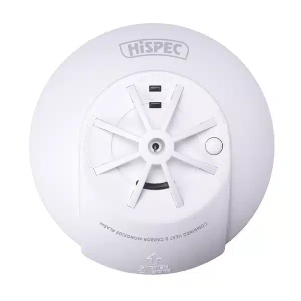 RF COMBi Fast Fix Mains Heat & Carbon Monoxide Detector with 10yr Rechargeable Lithium Battery