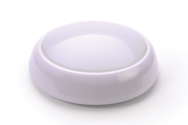 Pacific Mini 8w LED Decorative Round Bulkhead with Emergency Sensor