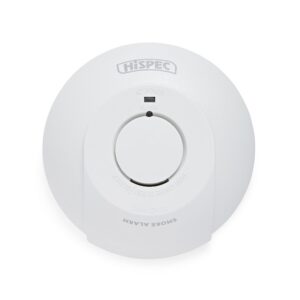 Interconnectable Fast Fix Mains Smoke Alarm with 9v Battery Backup Included