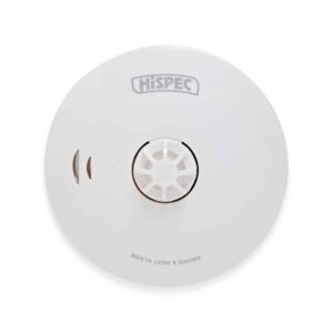 Battery Operated Combi Smoke & Heat Alarm powered by a 10 Year Battery